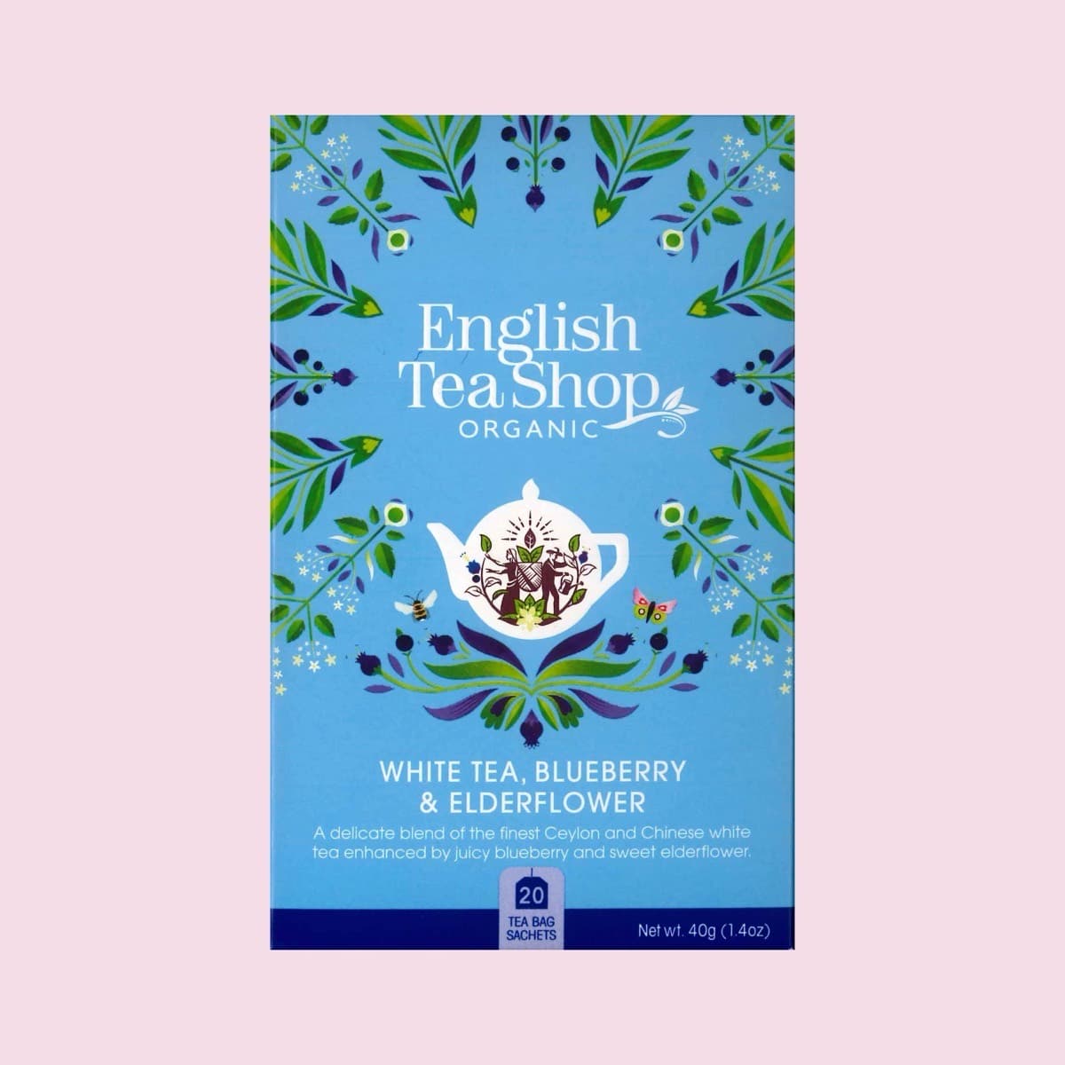 Herbata White Tea Blueberry Elderflower – English Tea Shop